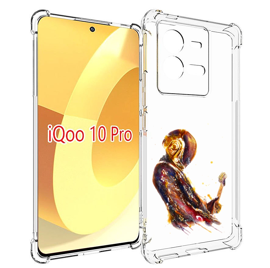 

Чехол MyPads космо-музыкант для Vivo iQOO 10 Pro, Прозрачный, Tocco