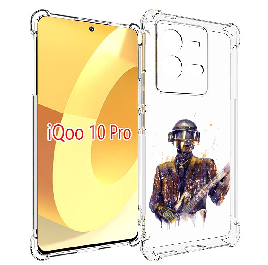 

Чехол MyPads космо-гитарист для Vivo iQOO 10 Pro, Прозрачный, Tocco