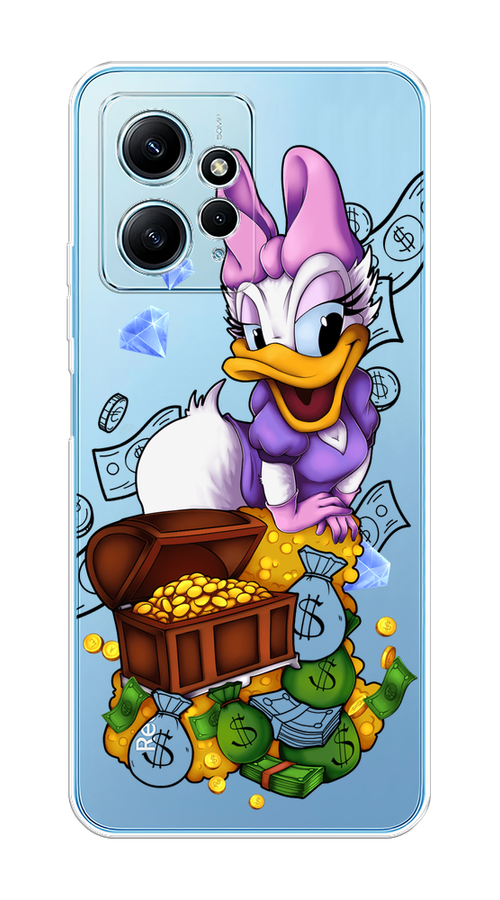 

Чехол на Xiaomi Redmi Note 12 4G "Rich Daisy Duck", Коричневый;белый;фиолетовый, 318350-1