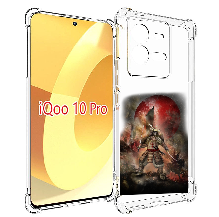 

Чехол MyPads китайскийвоин для Vivo iQOO 10 Pro, Прозрачный, Tocco