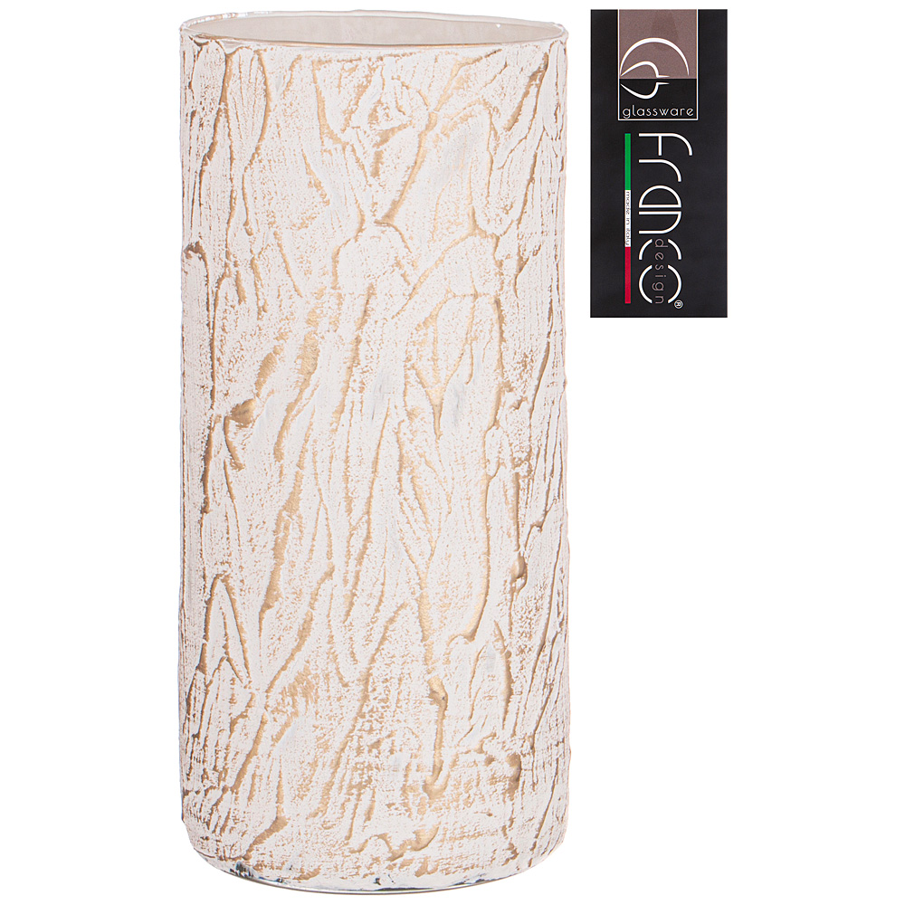 

Ваза cilindro "tailor"gold white высота 26см диаметр 12 KSG-316-1707