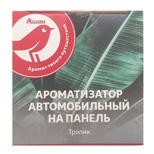 

Ароматизатор АШАН Красная птица автомобильный тропик на гелевой основе