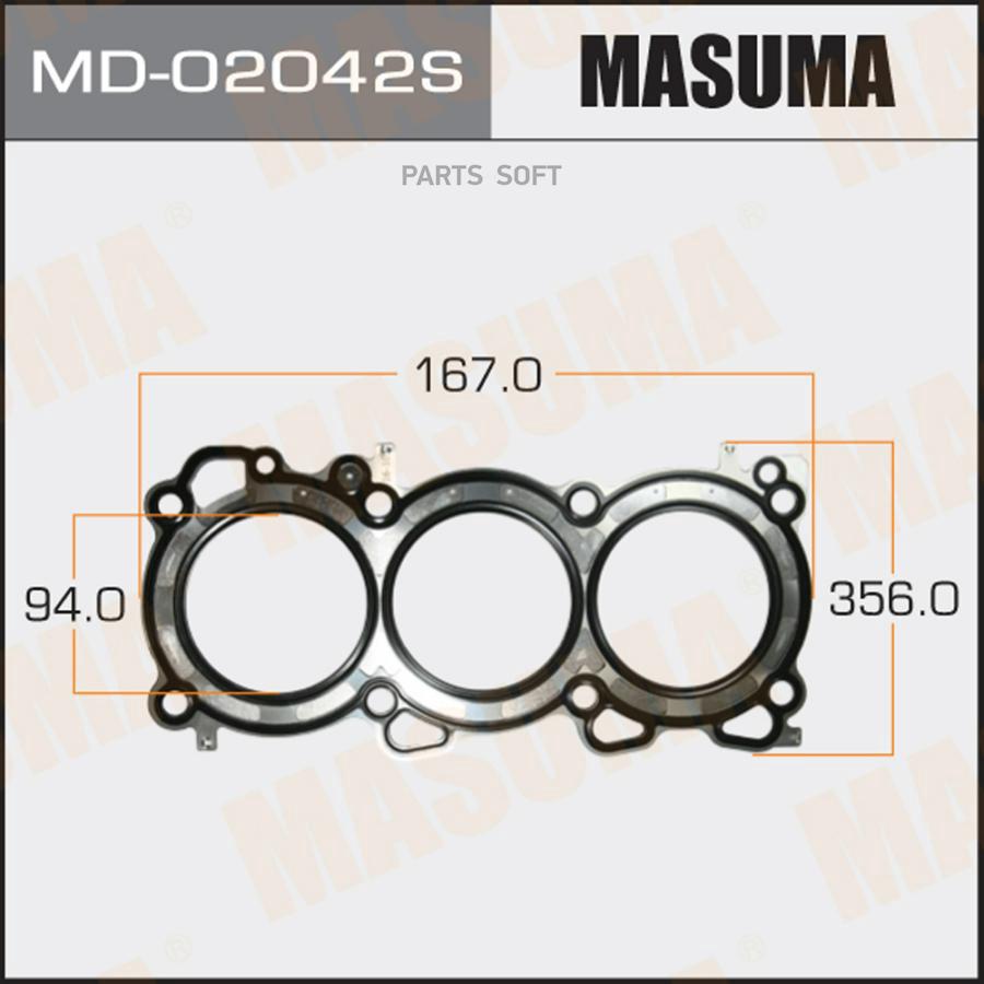 

Прокладка автомобильная MASUMA MD02042S