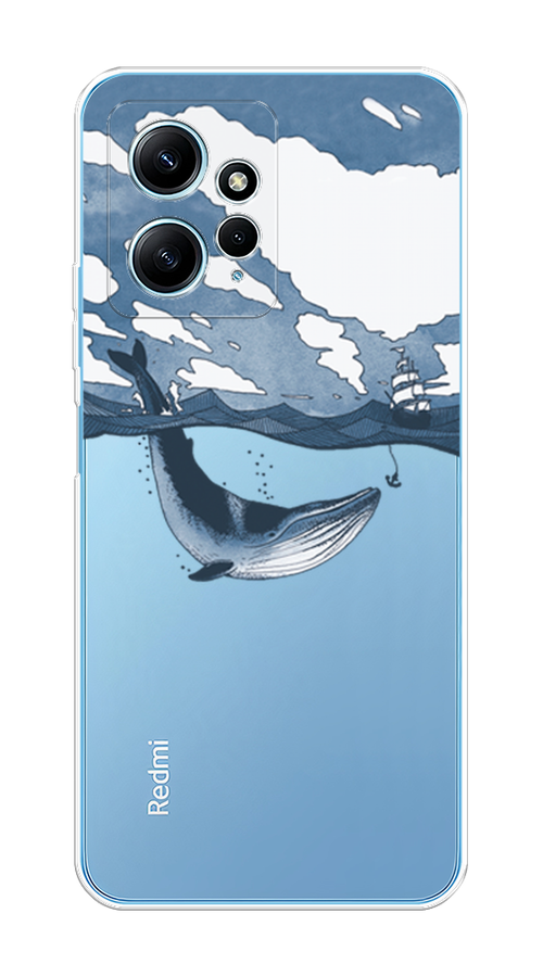 

Чехол на Xiaomi Redmi Note 12 4G "Большой кит", Синий, 318350-1