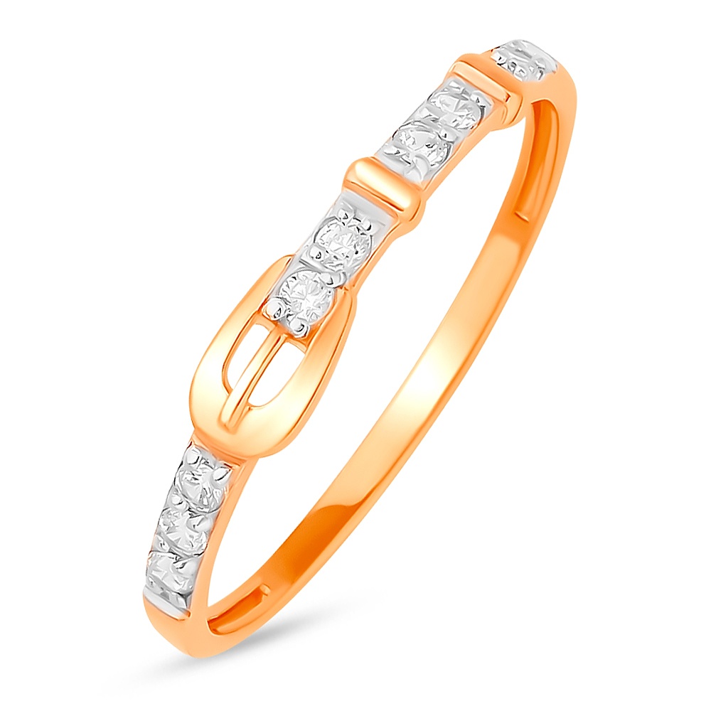 

Кольцо из золота р.  585Gold 301012280, фианит, 301012280