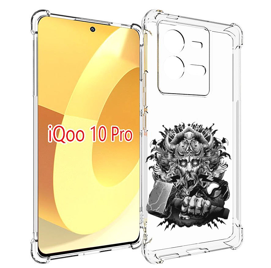 

Чехол MyPads злой тор для Vivo iQOO 10 Pro, Прозрачный, Tocco