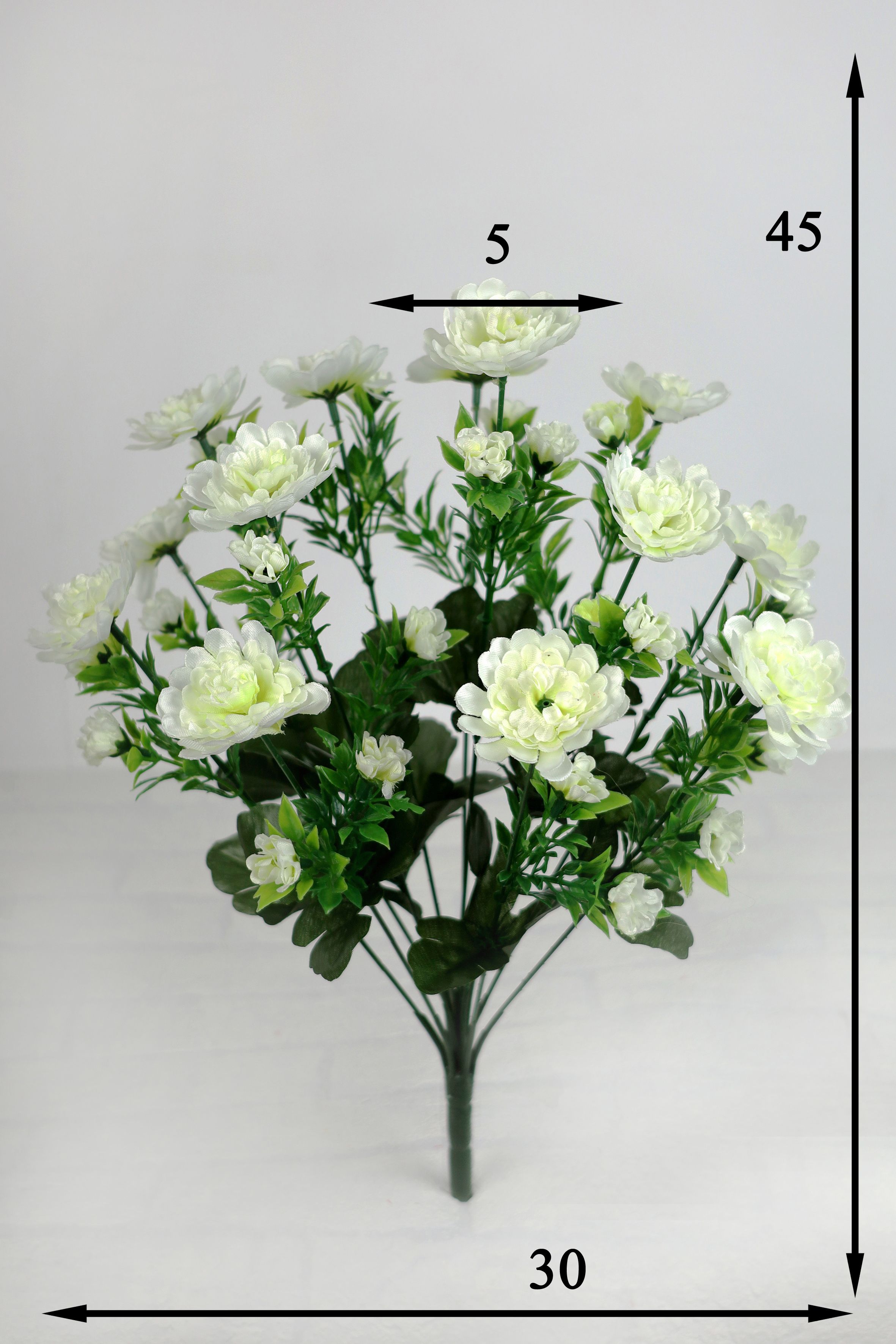 

Искусственная Хризантема (букет), Зеленый, В-70-00-3