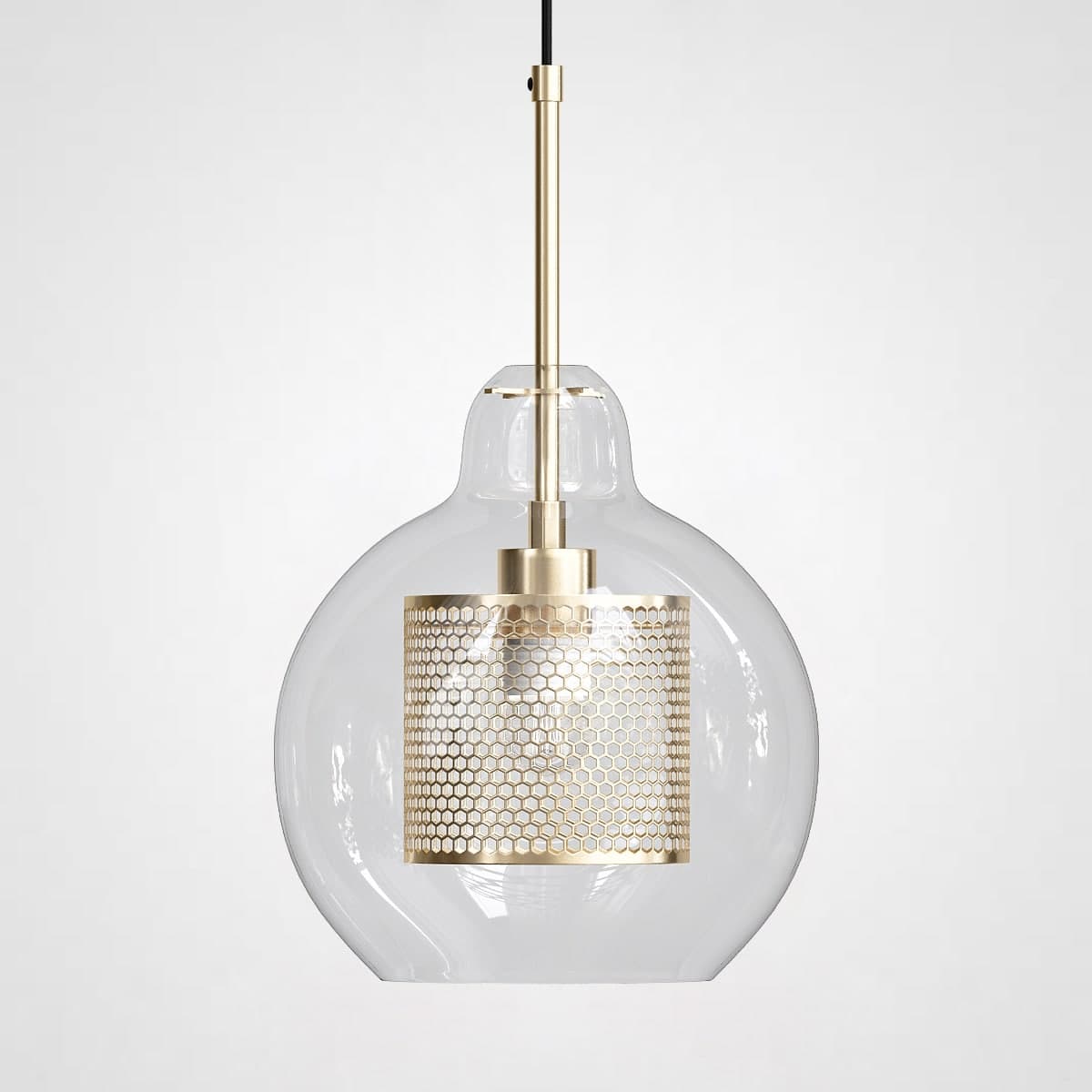 Подвесной светильник ImperiumLoft CATCH F pear brass D25 Модель 101418-26