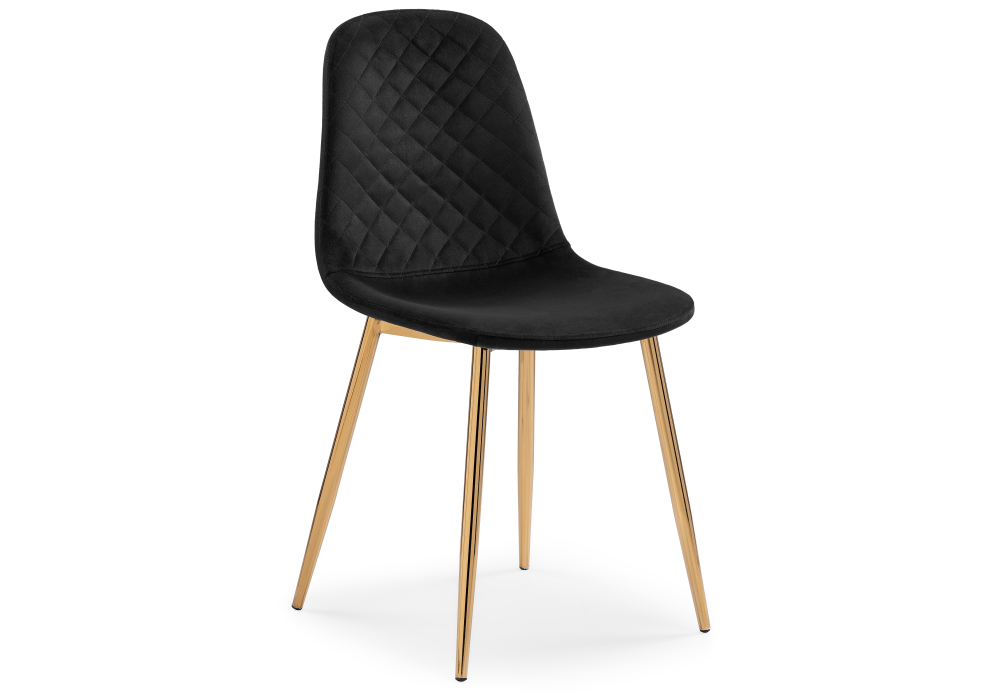 фото Стул woodville 15326, black/gold