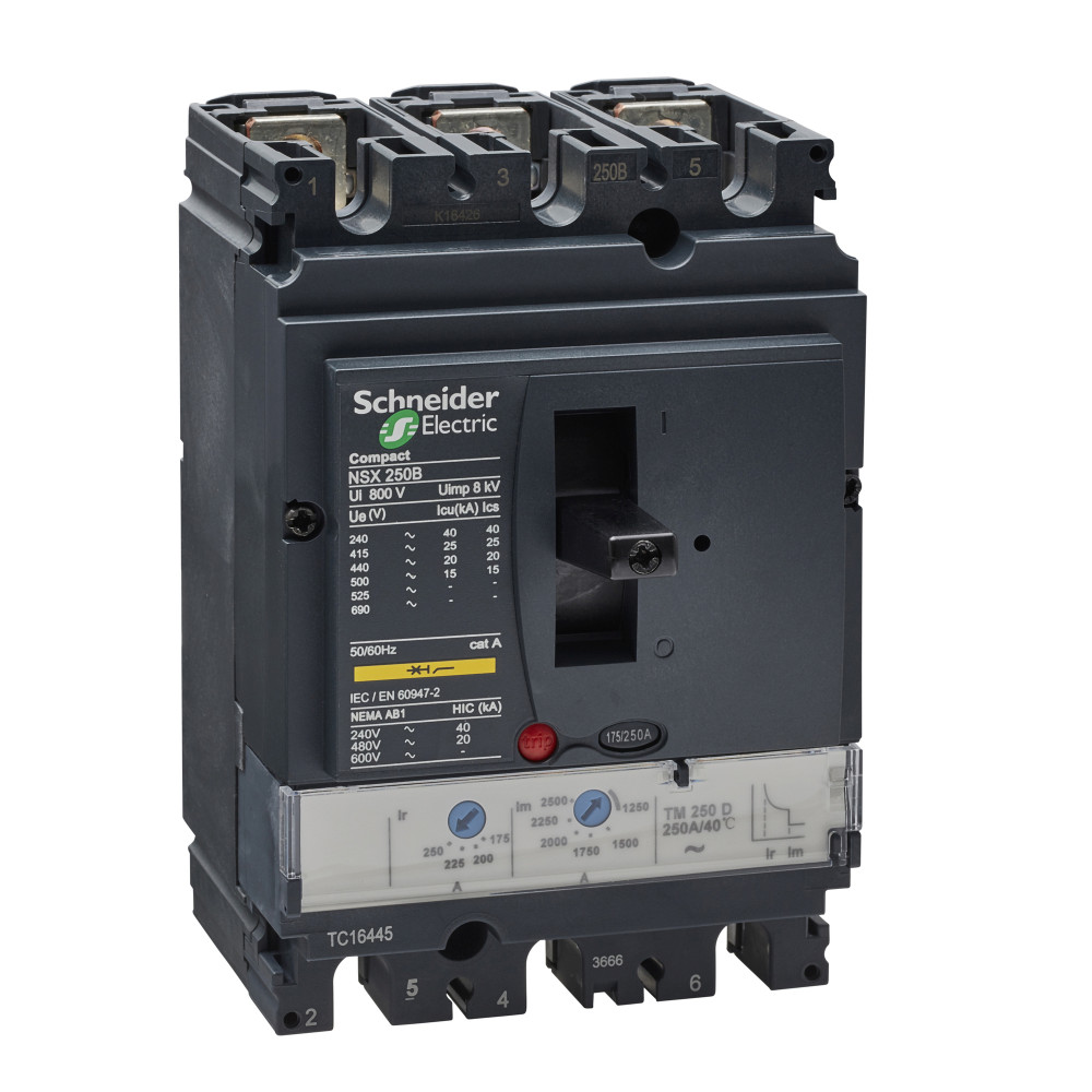 фото Автоматический выключатель se compact nsx 250b tm250d 3p 3t schneider electric