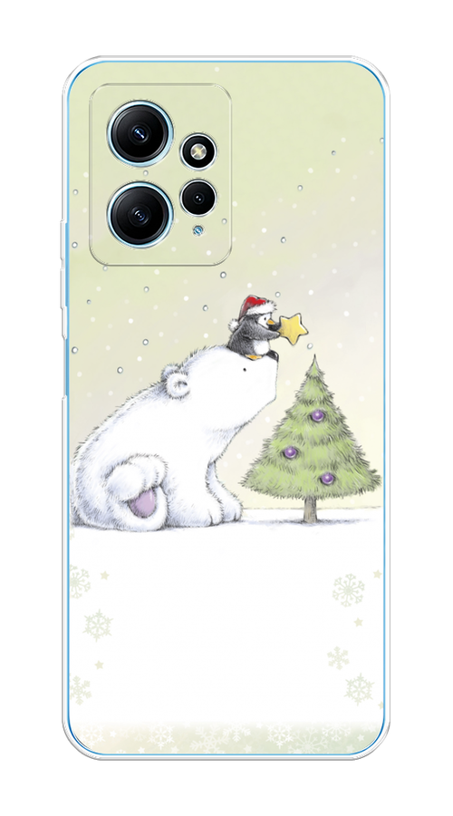 

Чехол на Xiaomi Redmi Note 12 4G "Украшение елки", Белый;бежевый, 318350-5