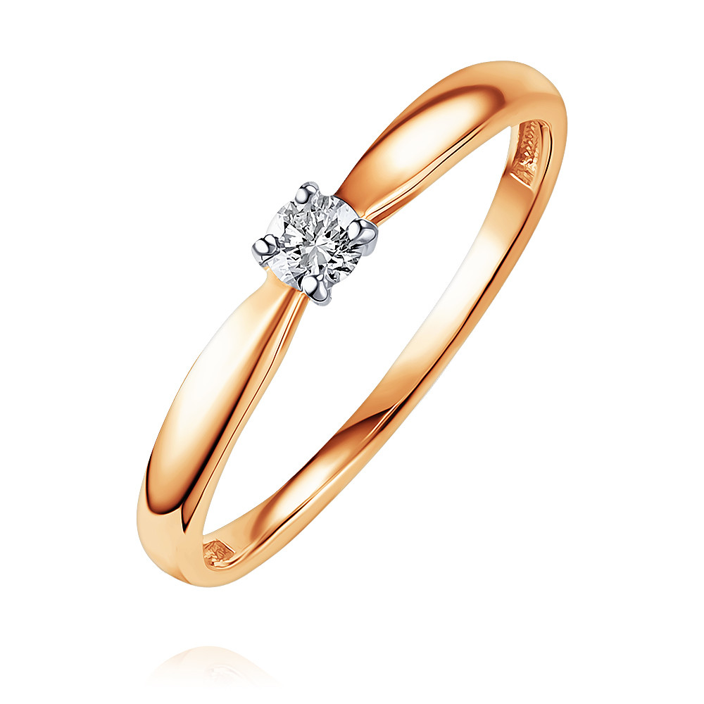 

Кольцо помолвочное из красного золота с бриллиантом р.  ADAMAS 15039980/01-А50Д-41, 15039980/01-А50Д-41