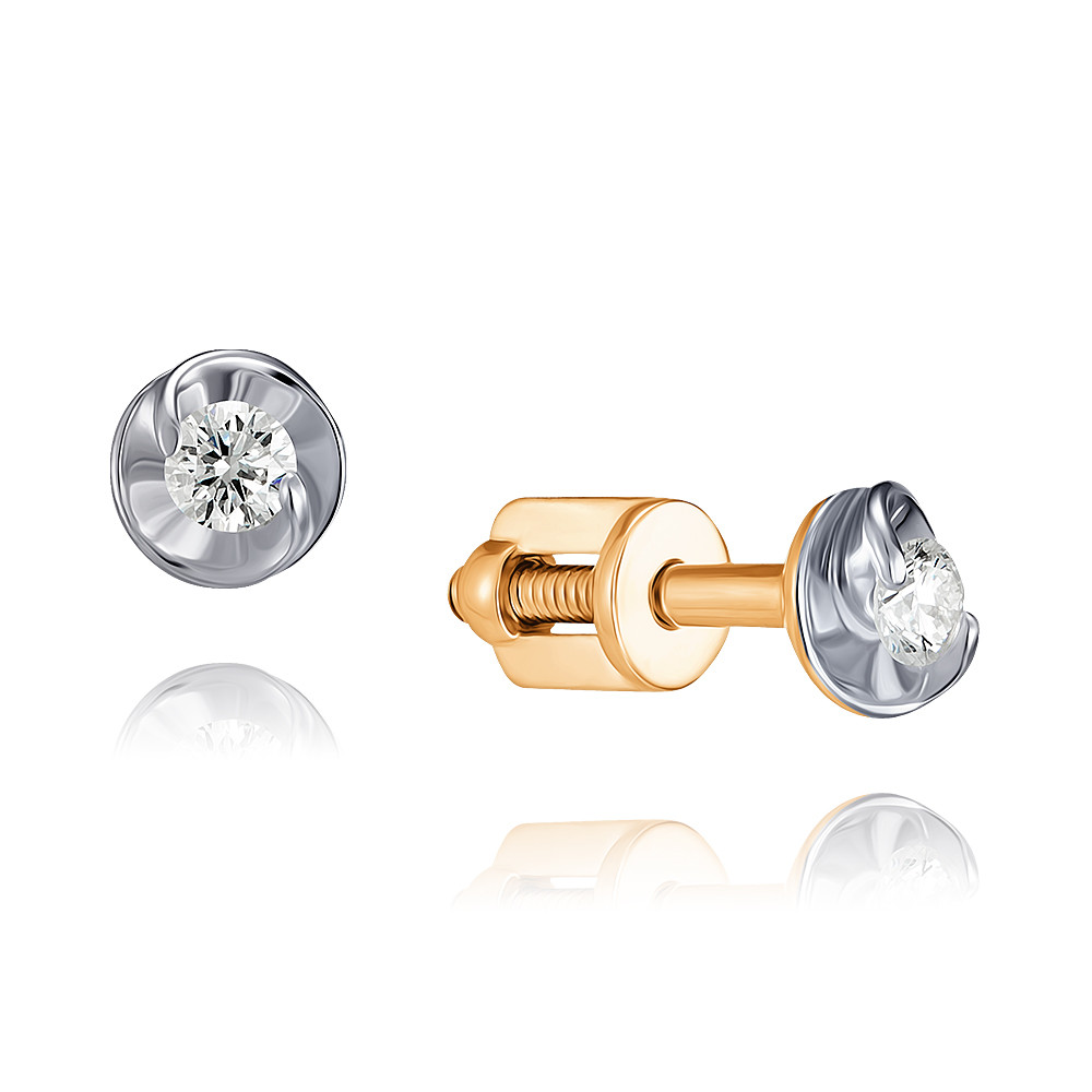 

Серьги из красного золота с бриллиантом ADAMAS 21039974/01-А50Д-41, 21039974/01-А50Д-41