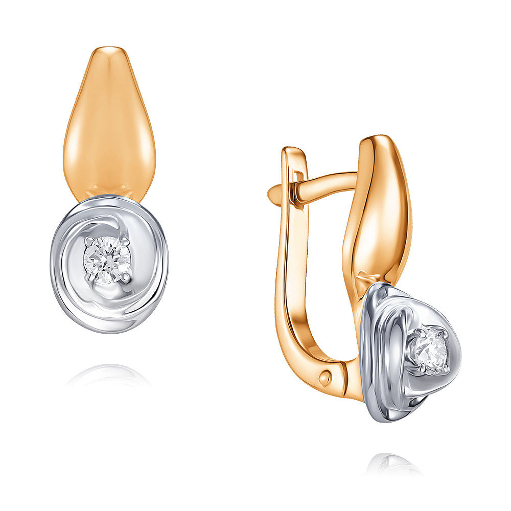 

Серьги из красного золота с бриллиантом ADAMAS 24039972/01-А50Д-41, 24039972/01-А50Д-41