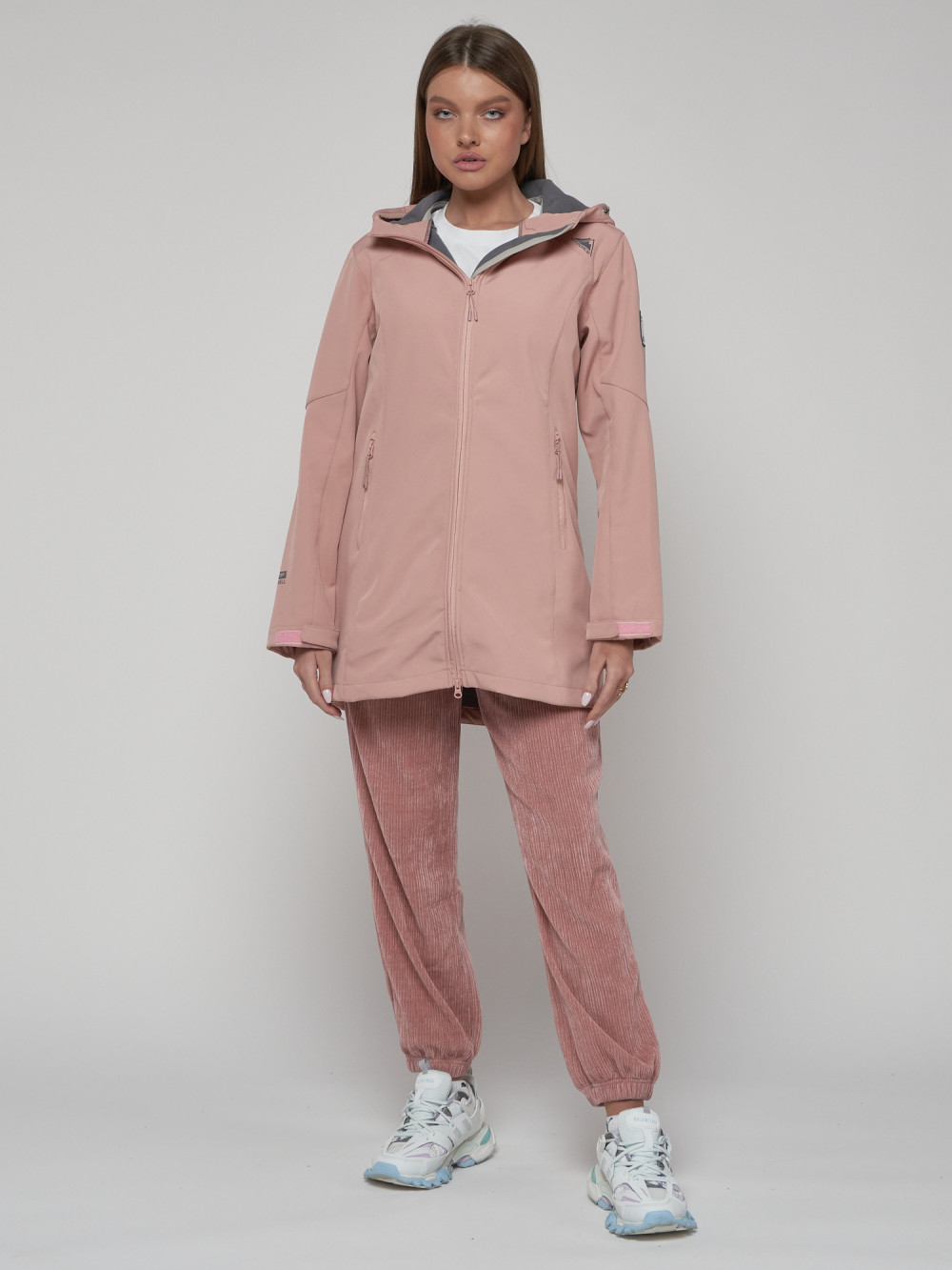 Ветровка женская MTFORCE 22335 розовая 56 RU