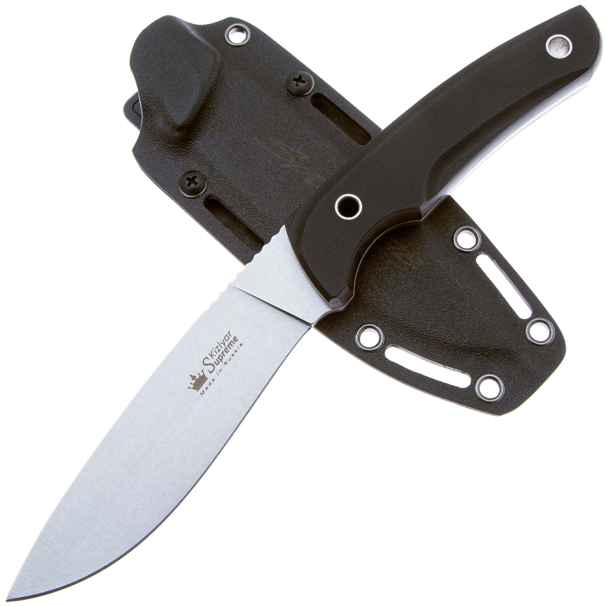 

Нож Kizlyar Supreme туристический нож Savage, сталь AUS-8 TacWash, 4650065058100, Коричневый