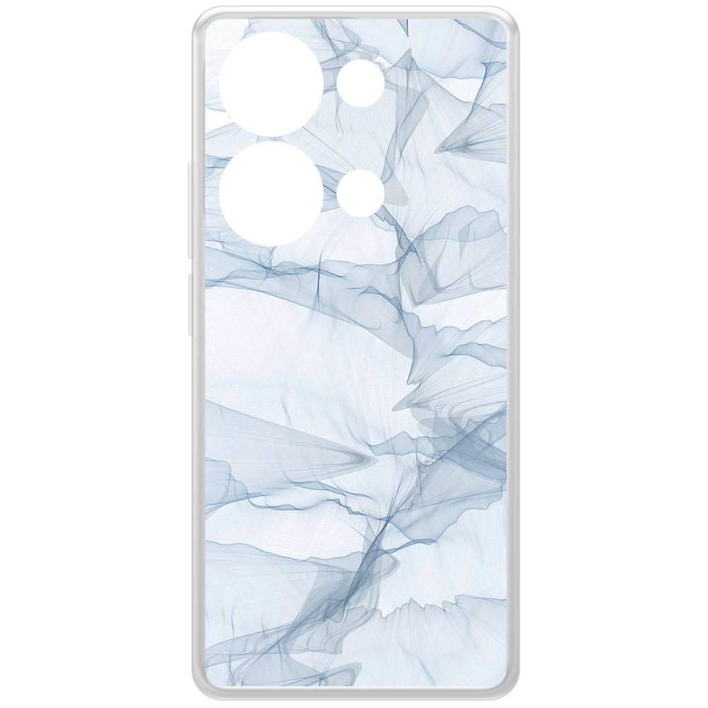 

Чехол-накладка Krutoff Clear Case Абстракт 10 для Xiaomi Poco M6 Pro 4G, Прозрачный
