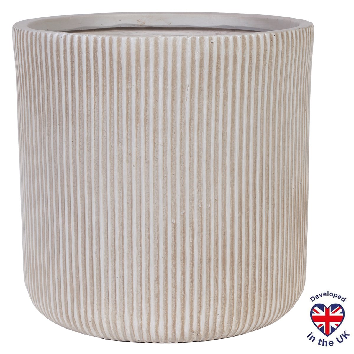 Кашпо для цветов Idealist Lite Урбан напольное RVS-RND-45-BB 62,4 л бежевое 1 шт.