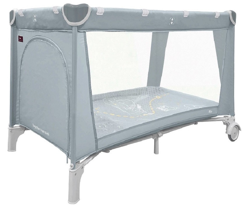 

Манеж детский BABY TILLY T-1011 Rio Ash Grey, Серый