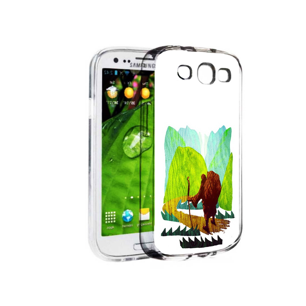

Чехол MyPads Tocco для Samsung Galaxy S3 Лесная тропа (PT123108.507.106), Прозрачный, Tocco
