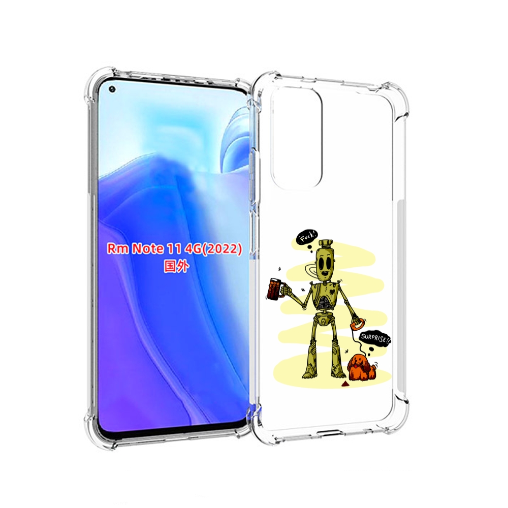 

Чехол MyPads прикольный робот для Xiaomi Redmi Note 11 4G ( Глобальная версия ), Tocco