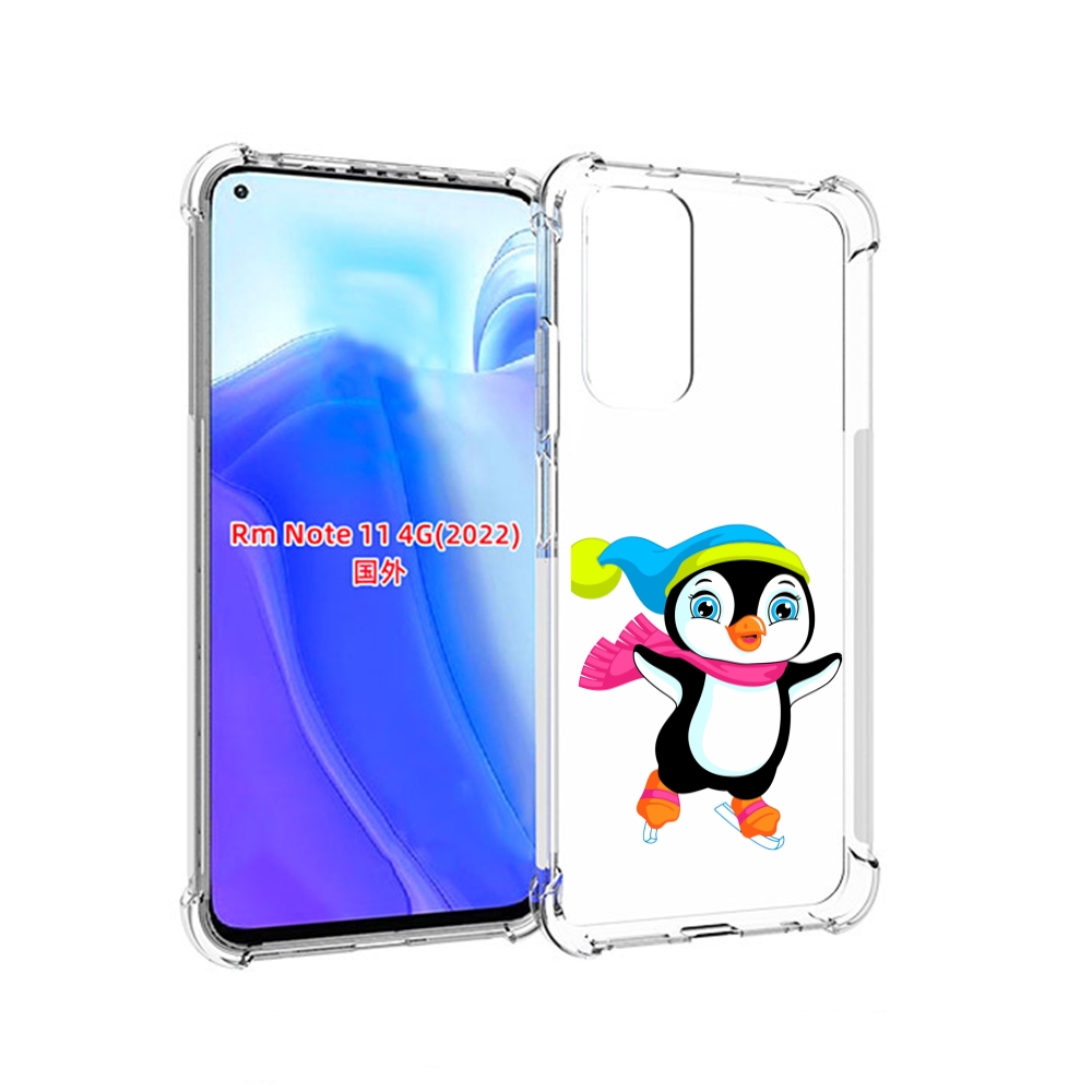 

Чехол MyPads пингвин на коньках для Xiaomi Redmi Note 11 4G ( Глобальная версия ), Tocco