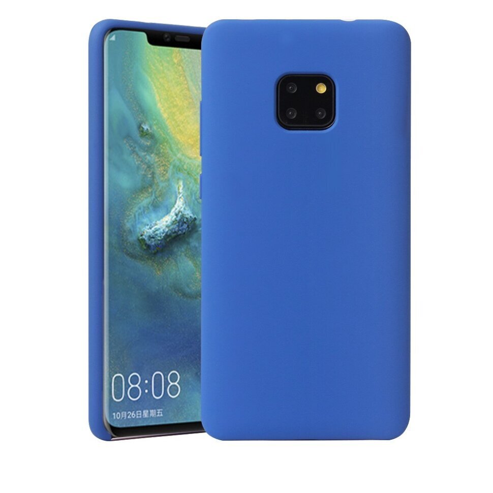 

Чехол матово силиконовый для Huawei Mate 20 Pro Blue, Синий