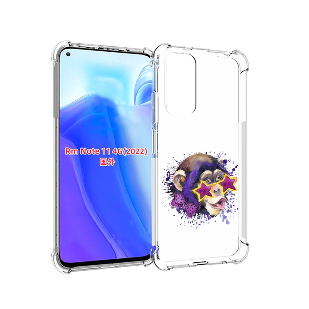 

Чехол MyPads обезьяна в очках для Xiaomi Redmi Note 11 4G ( Глобальная версия ), Tocco