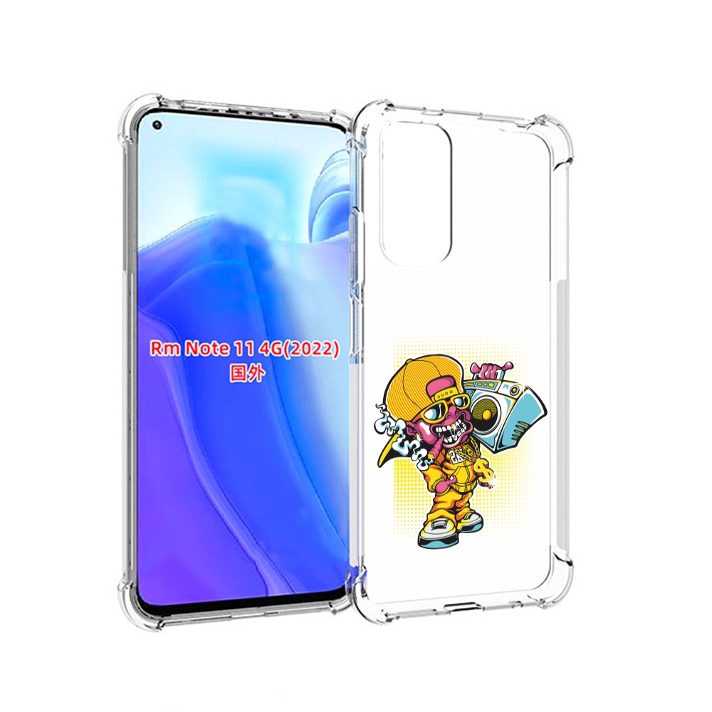 

Чехол MyPads нарисованный парень с колонкой для Xiaomi Redmi Note 11 4G ( Глобальная ве, Tocco