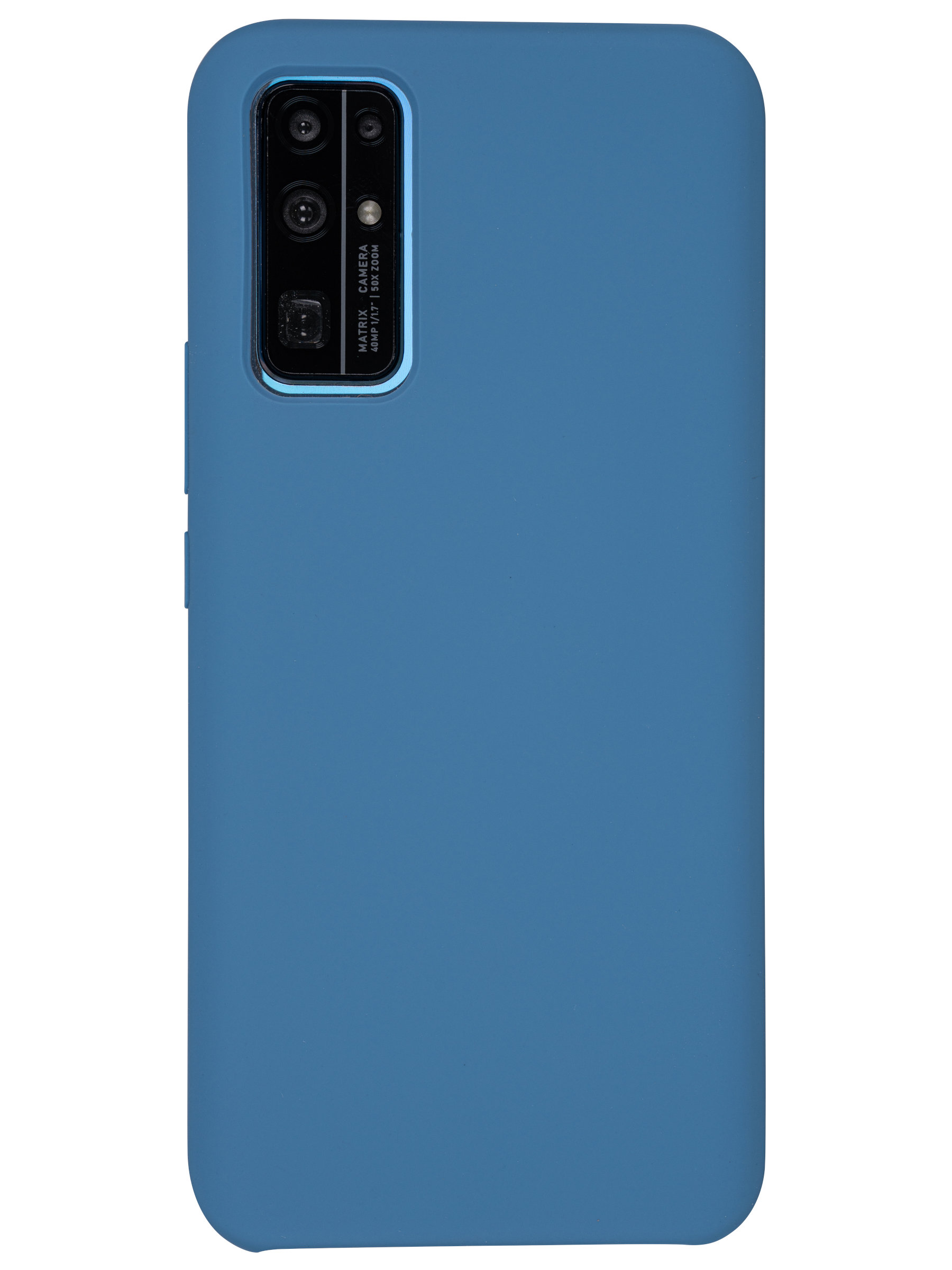 

Чехол матово силиконовый для Huawei Honor 30 Blue, Синий