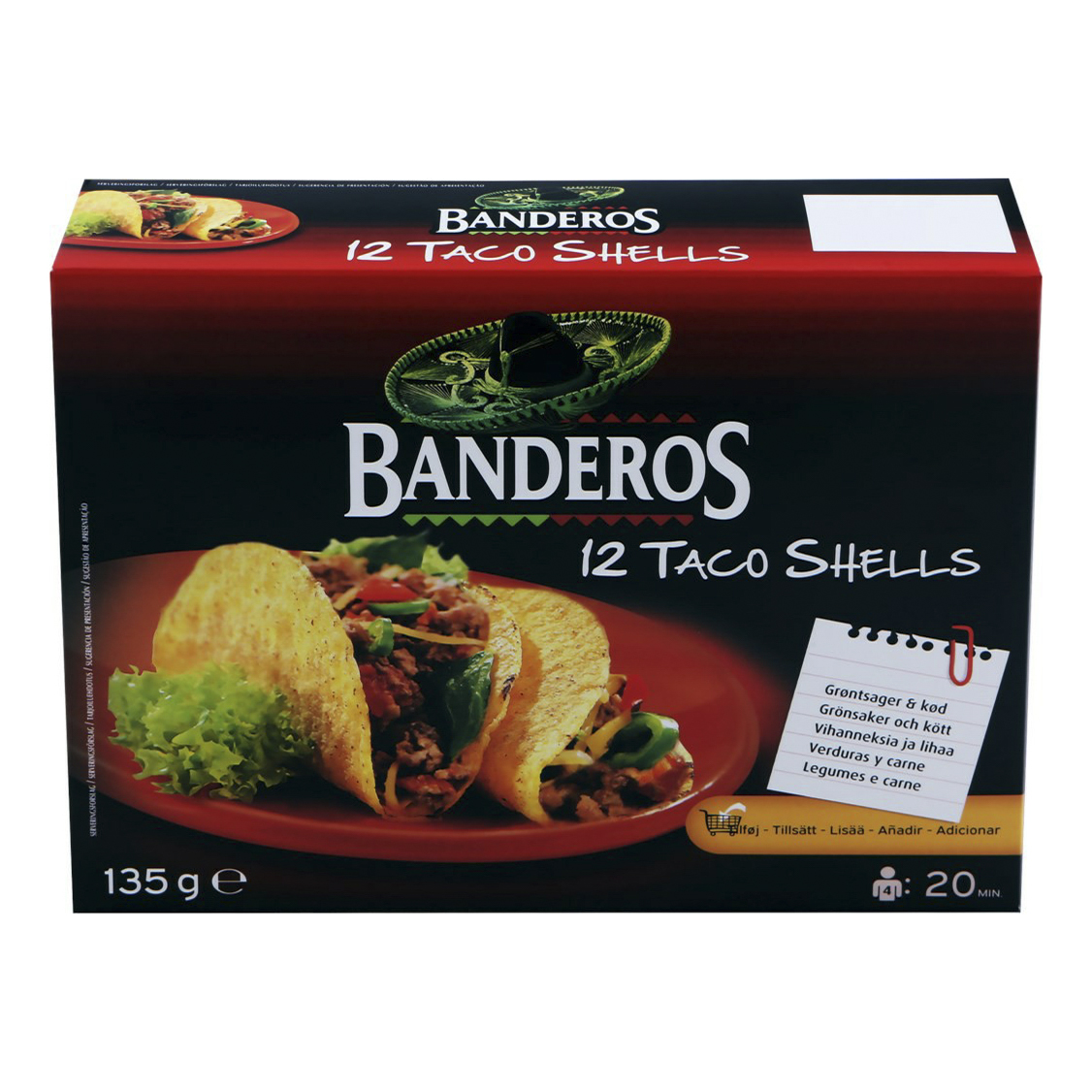 

Кармашки Banderos кукурузные 135 г