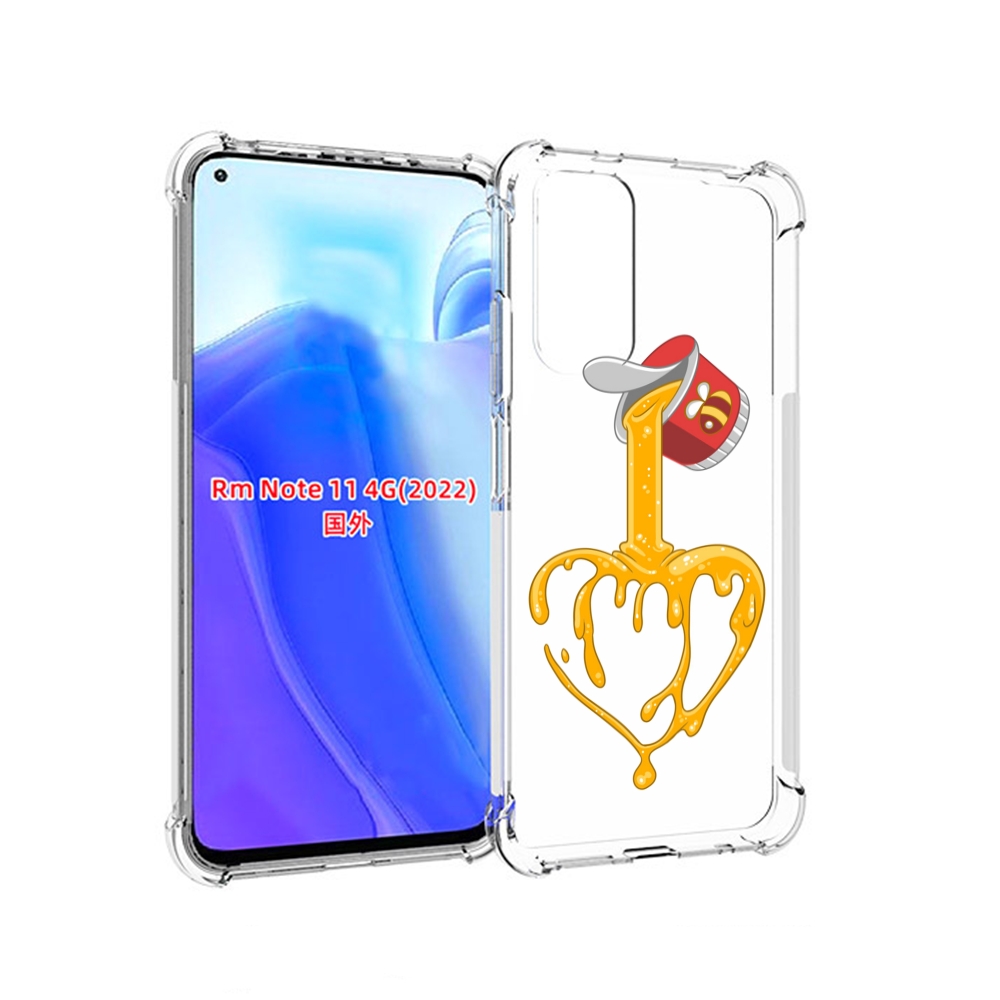 

Чехол MyPads медовое сердце для Xiaomi Redmi Note 11 4G ( Глобальная версия ), Tocco
