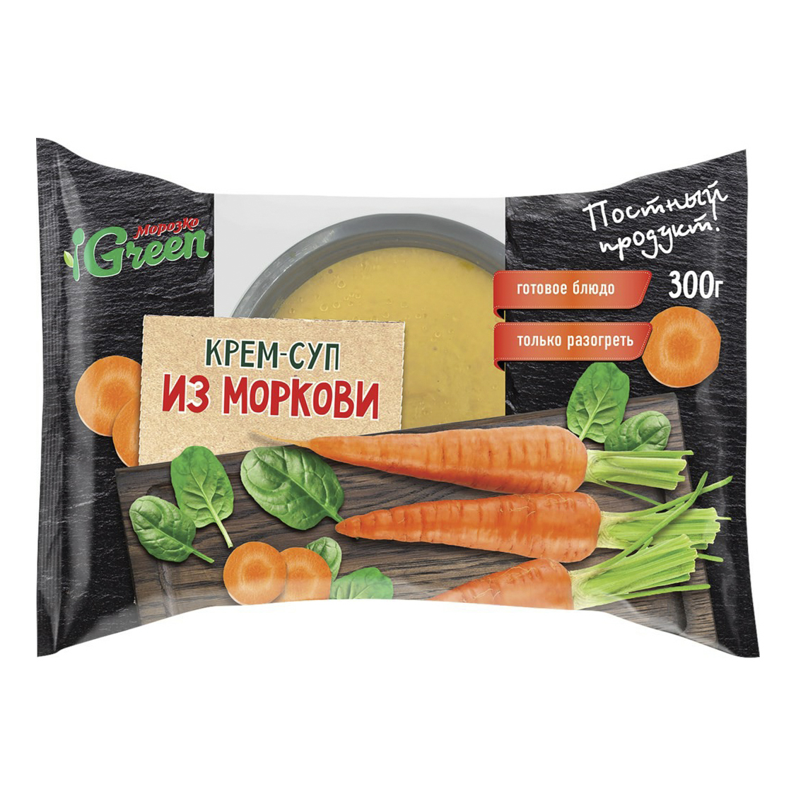

Крем-суп Морозко Green морковный 300 г
