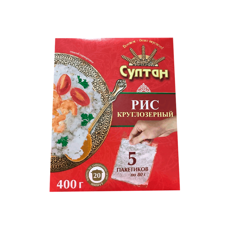 

Рис Султан пропаренный в варочных пакетах 80 г х 5 шт