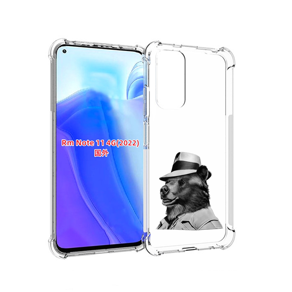

Чехол MyPads медведь в шляпе для Xiaomi Redmi Note 11 4G ( Глобальная версия ), Tocco