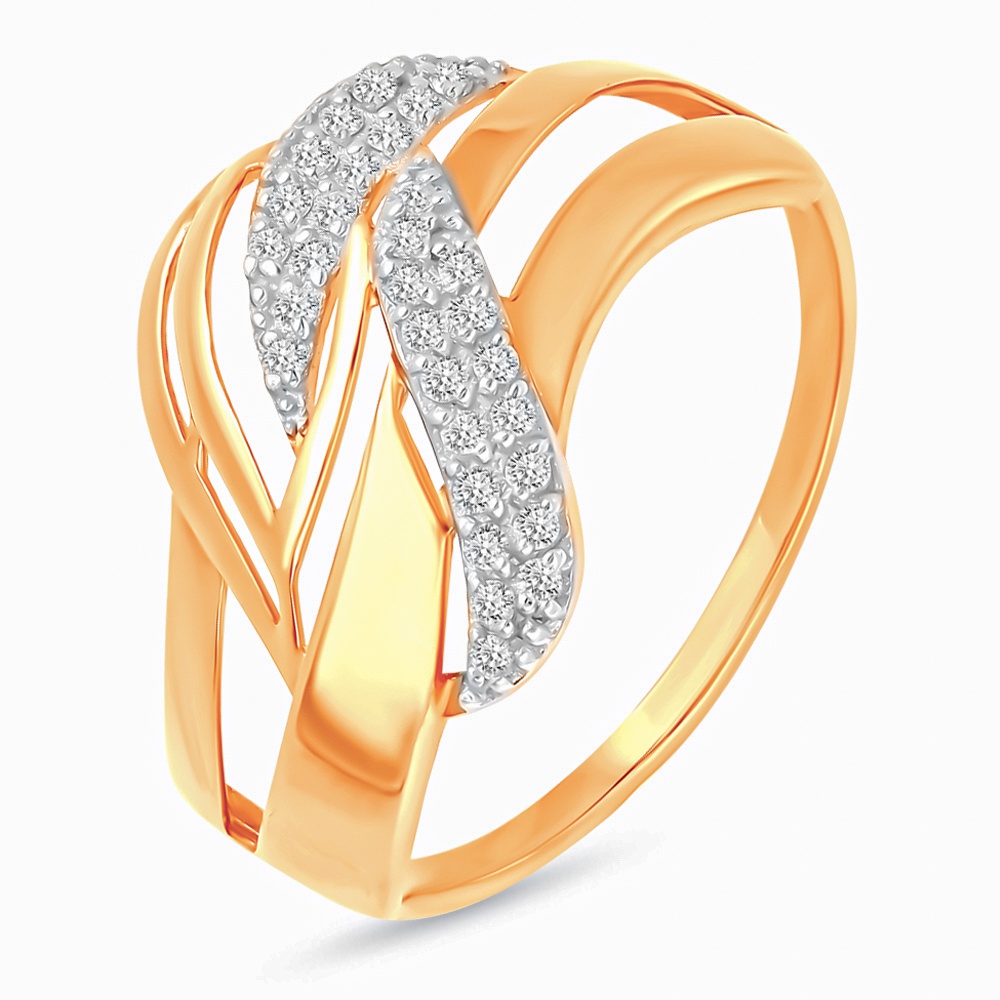 

Кольцо из золота р. , 585Gold 301010990, фианит, 301010990