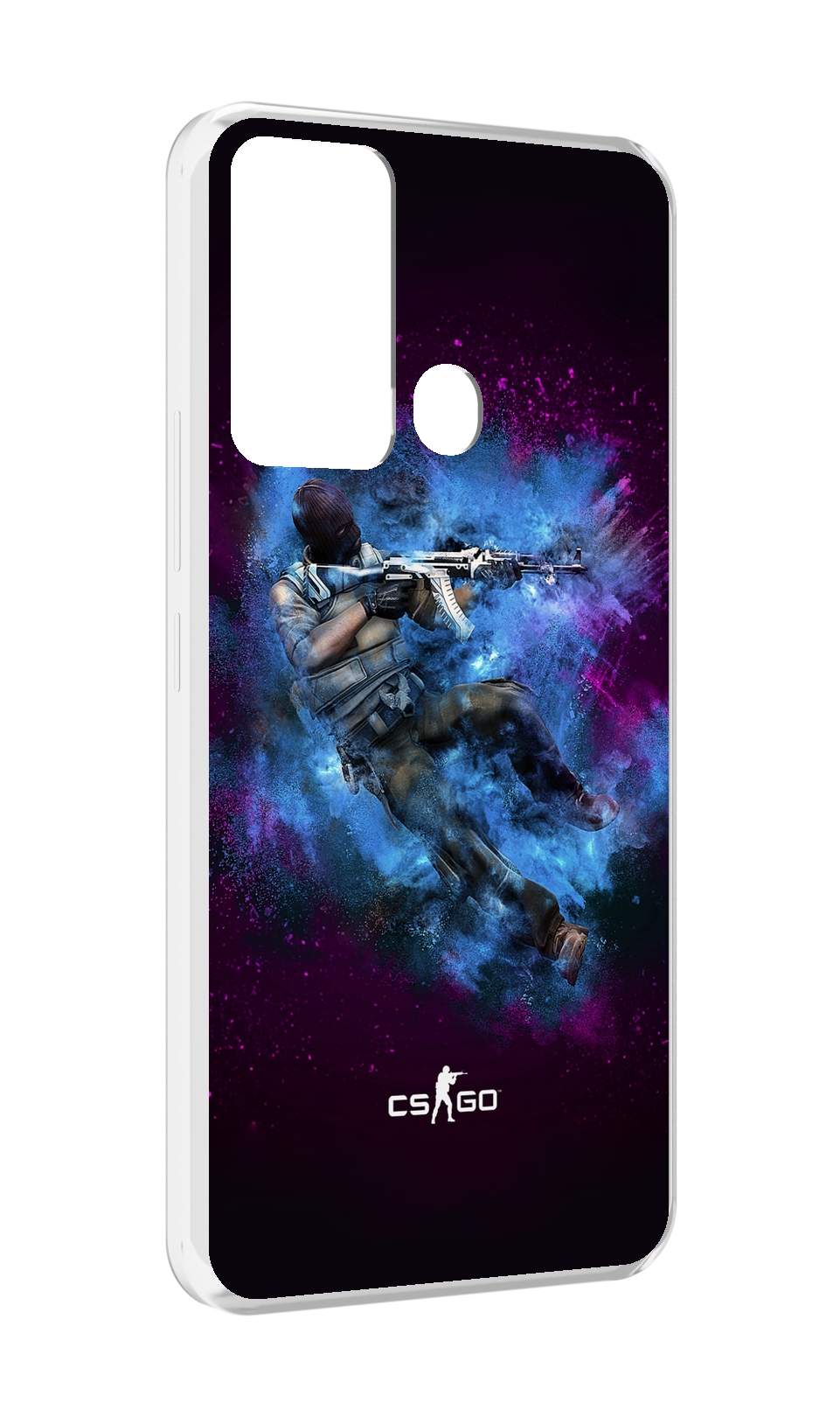 Чехол MyPads CS-go-террорист для Infinix Hot 12i