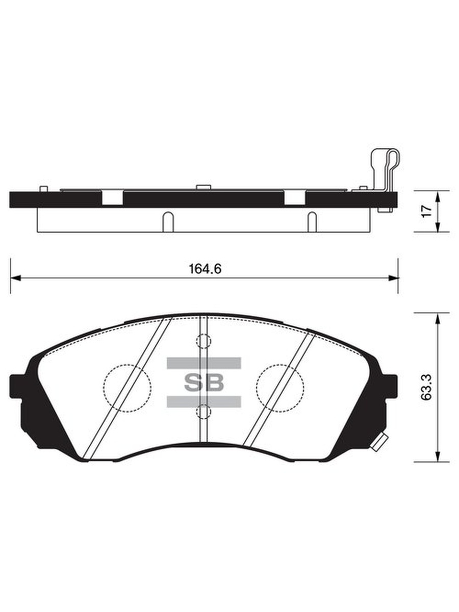 

Тормозные колодки дисковые HP1238