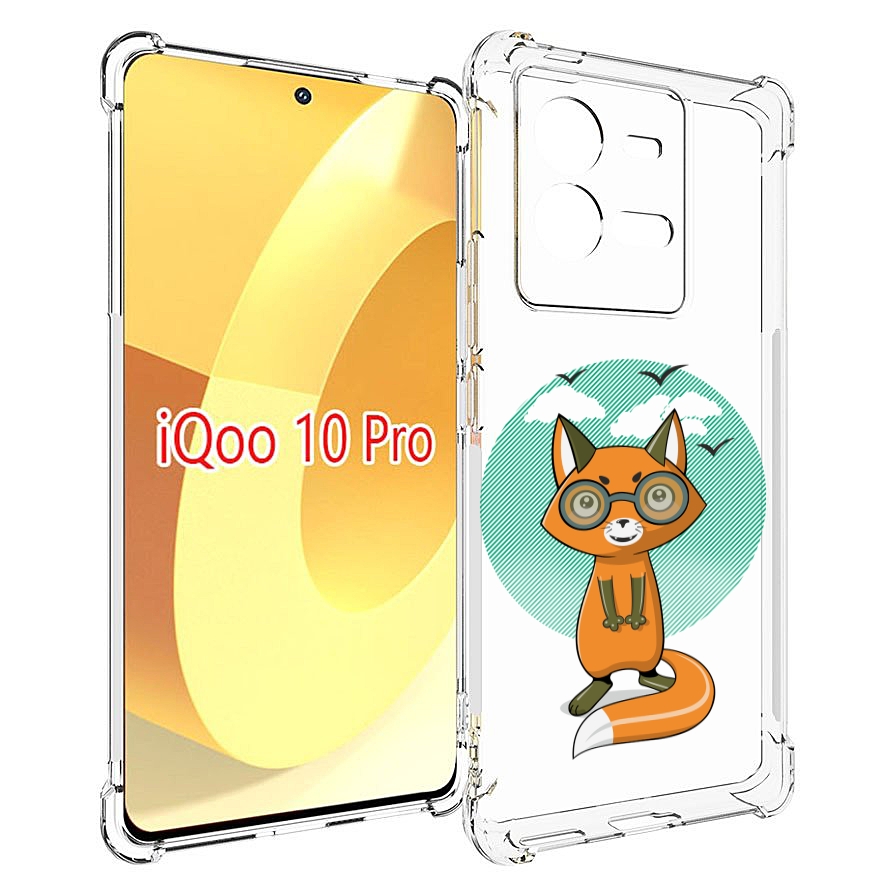 

Чехол MyPads задумчивая лиса для Vivo iQOO 10 Pro, Прозрачный, Tocco