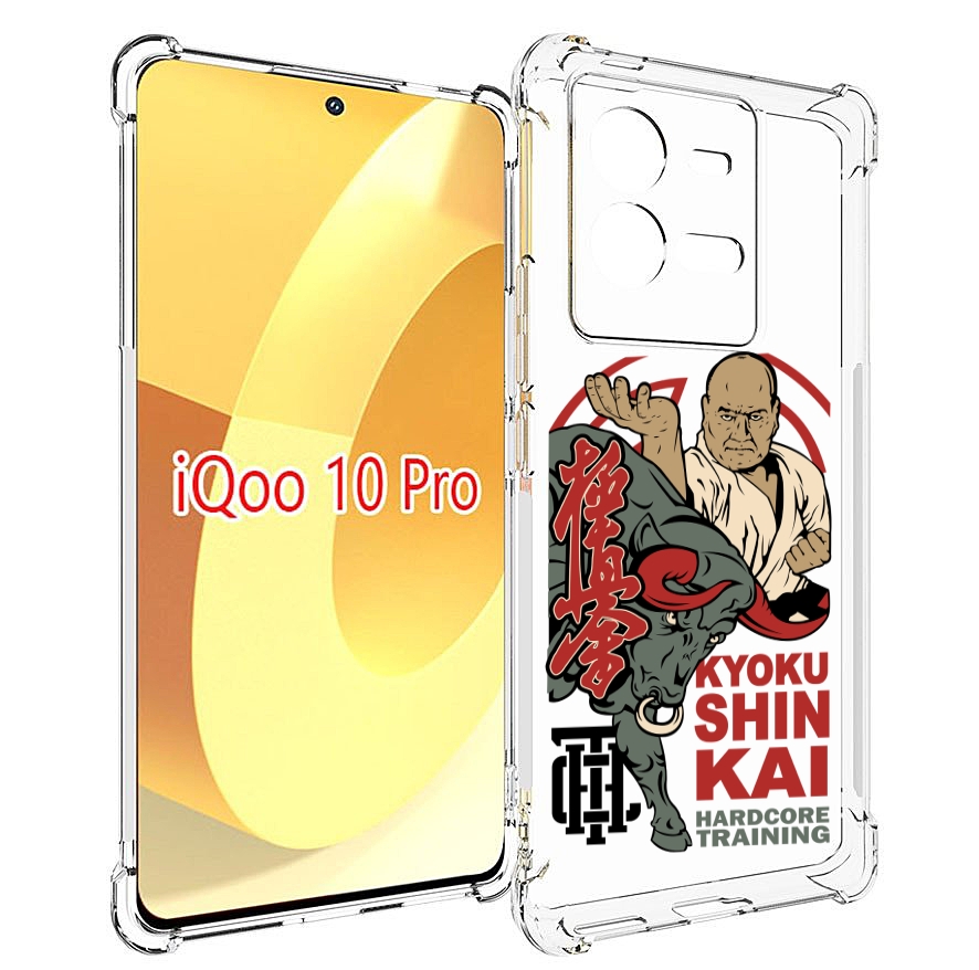 

Чехол MyPads единоборства рисунок для Vivo iQOO 10 Pro, Прозрачный, Tocco