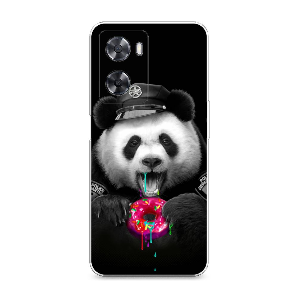 

Чехол Awog на Oppo A57s "Панда police", Черный;белый;розовый, 2511850-2