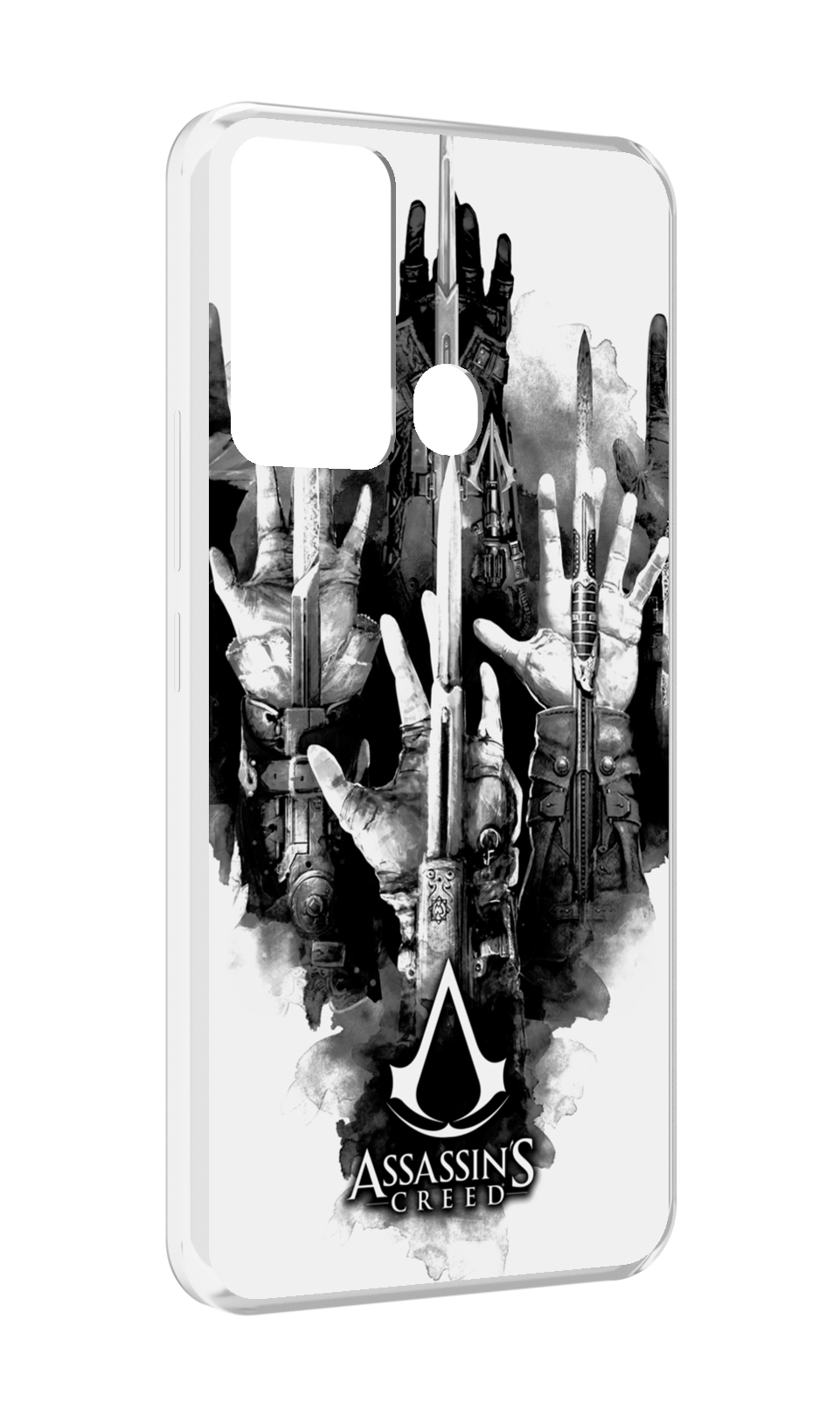 

Чехол MyPads Assassin's Creed скрытый клинок для Infinix Hot 12i, Прозрачный, Tocco