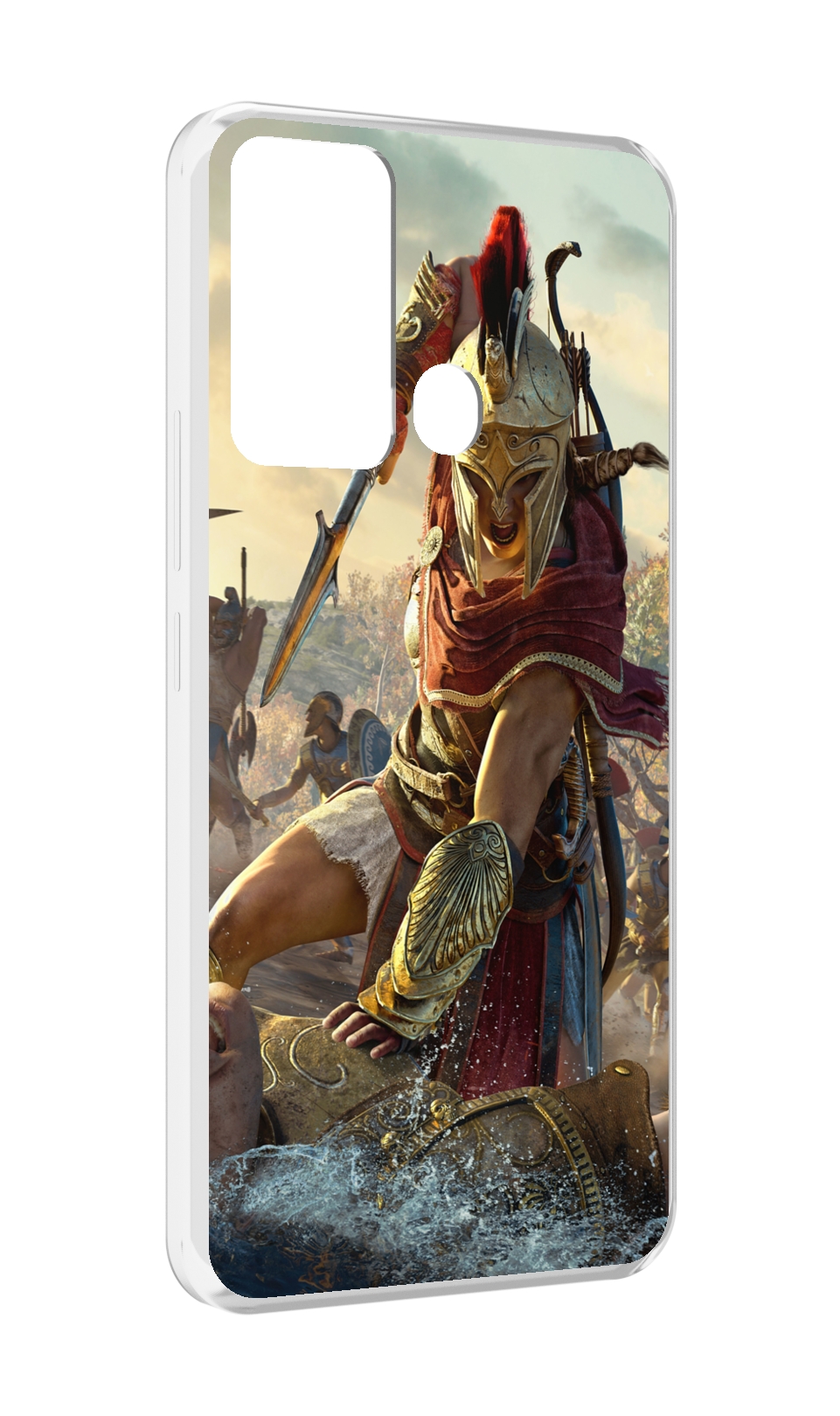 

Чехол MyPads Assassin's Creed Odyssey Kassandra мужской для Infinix Hot 12i, Прозрачный, Tocco