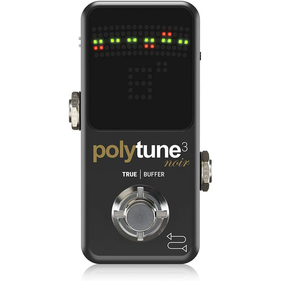 Гитарная педаль TC ELECTRONIC POLYTUNE 3 NOIR белый