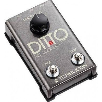 

Гитарная педаль эффектов/ примочка TC HELICON DITTO MIC LOOPER, Черный, DITTO MIC LOOPER