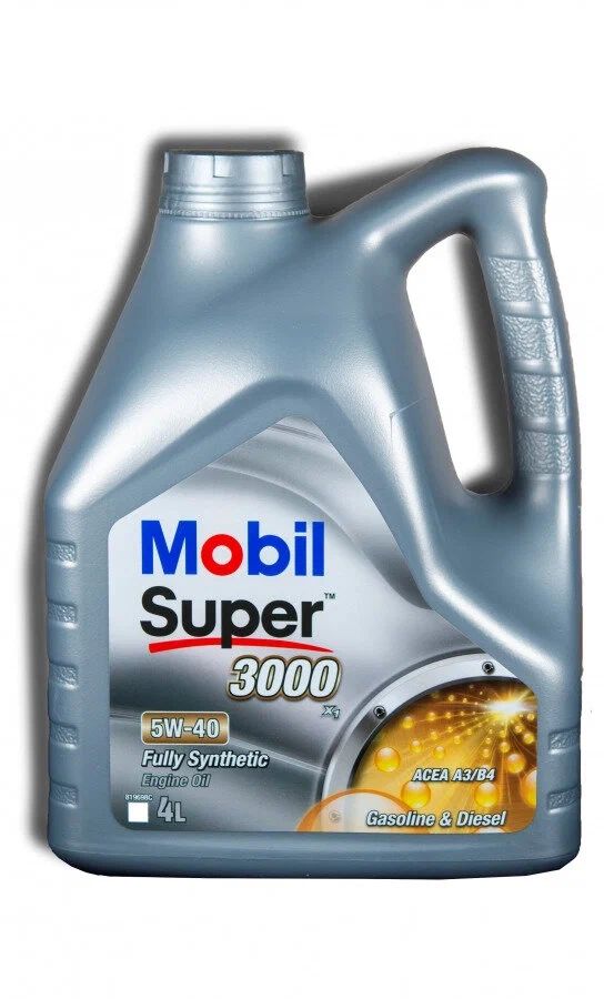 

Моторное масло Mobil синтетическое SUPER 3000 X1 EU 5W40 4л, 150546