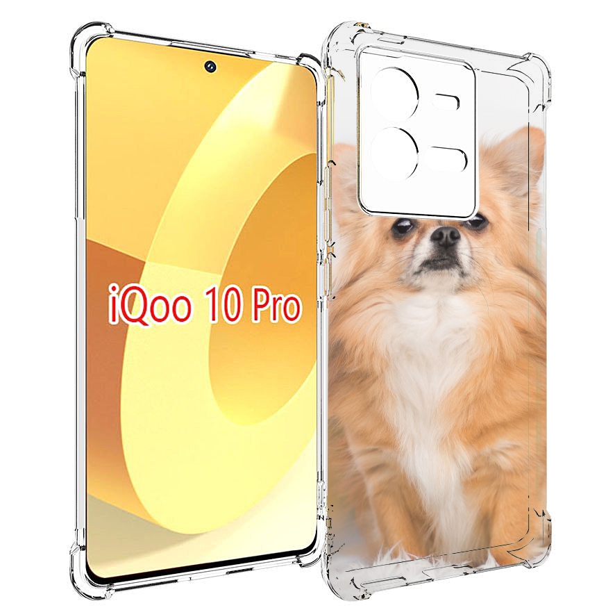 

Чехол MyPads чихуа хуа для Vivo iQOO 10 Pro, Прозрачный, Tocco