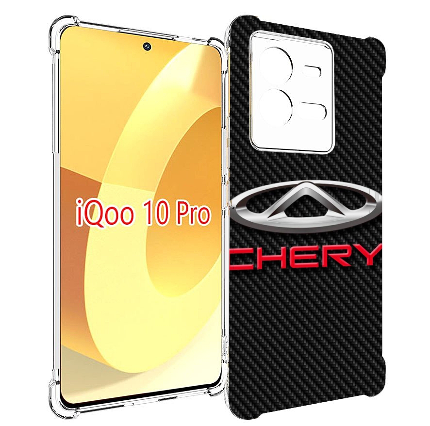 

Чехол MyPads chery 2 для Vivo iQOO 10 Pro, Прозрачный, Tocco