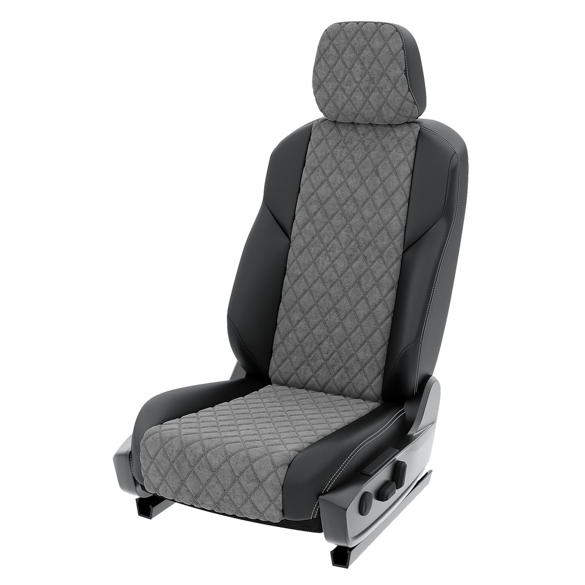 

Чехлы на сиденья Click Auto для Geely Emgrand 2 CA1061CF2S460 Алькантара ромб Черный Серый, Серый;черный, CA1061