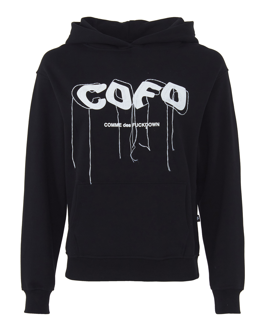 

Худи COMME des FUCKDOWN CDFD1993 s черный+принт, CDFD1993